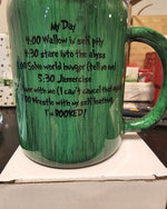 The Green Wood Grain  Mug