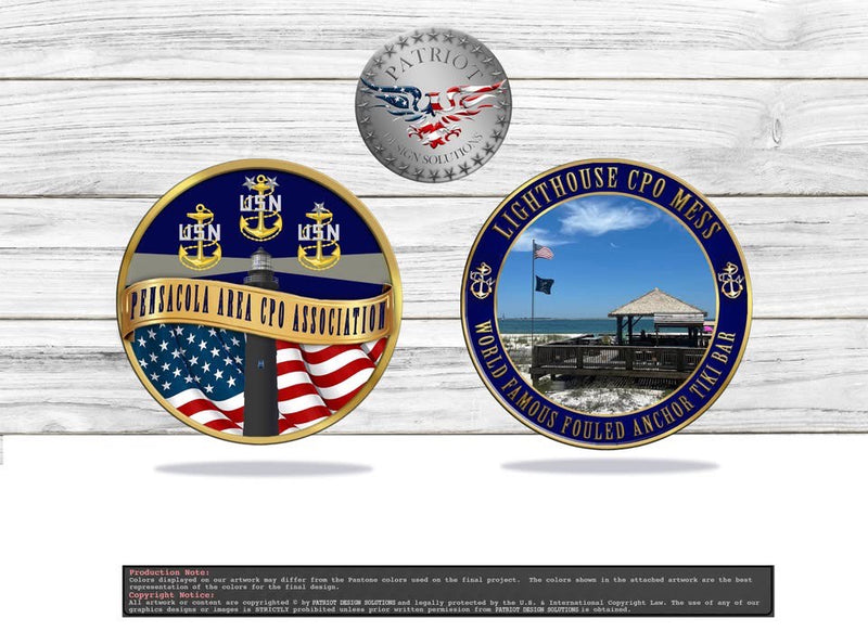 Custom Coin for Pensacola CPOA